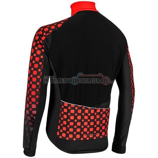 Abbigliamento Ciclismo Nalini CRIT 3L 2.0 Manica Lunga 2019 Nero Rosso