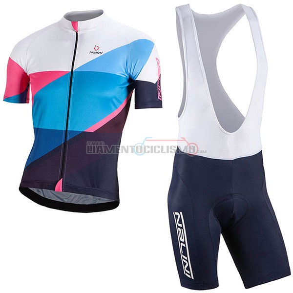 Abbigliamento Ciclismo Nalini Campione 2017 blu e bianco