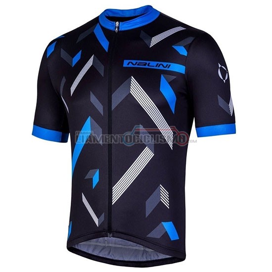 Abbigliamento Ciclismo Nalini Descesa 2.0 Manica Corta 2019 Nero Blu