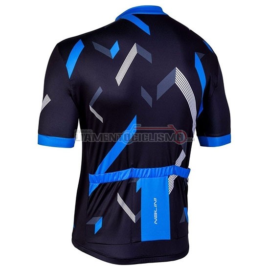 Abbigliamento Ciclismo Nalini Descesa 2.0 Manica Corta 2019 Nero Blu