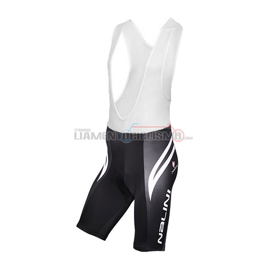 Abbigliamento Ciclismo Nalini Manica Corta 2018 Nero e Bianco
