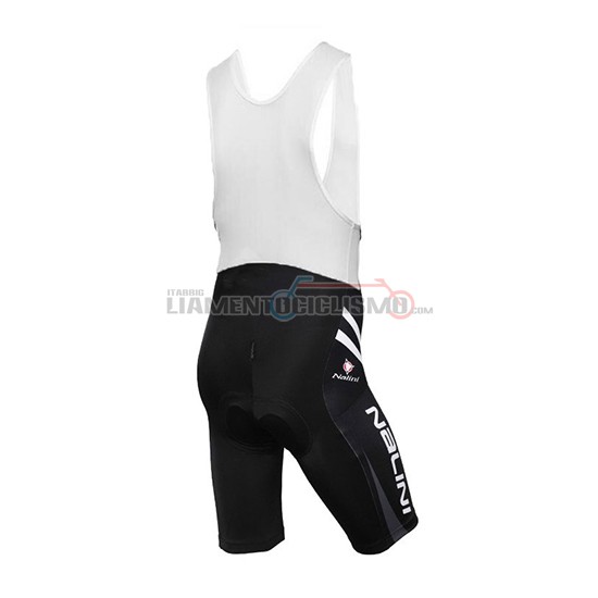 Abbigliamento Ciclismo Nalini Manica Corta 2018 Nero e Bianco