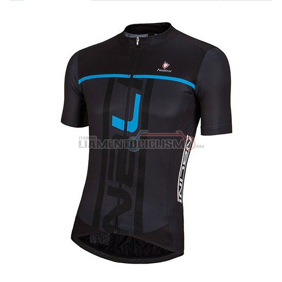 Abbigliamento Ciclismo Nalini Manica Corta 2018 Nero e Blu