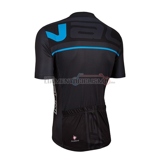 Abbigliamento Ciclismo Nalini Manica Corta 2018 Nero e Blu
