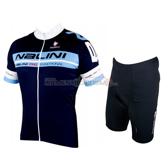 Abbigliamento Ciclismo Nalini Manica Corta 2019 Nero Blu