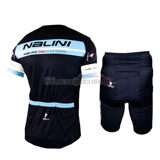 Abbigliamento Ciclismo Nalini Manica Corta 2019 Nero Blu