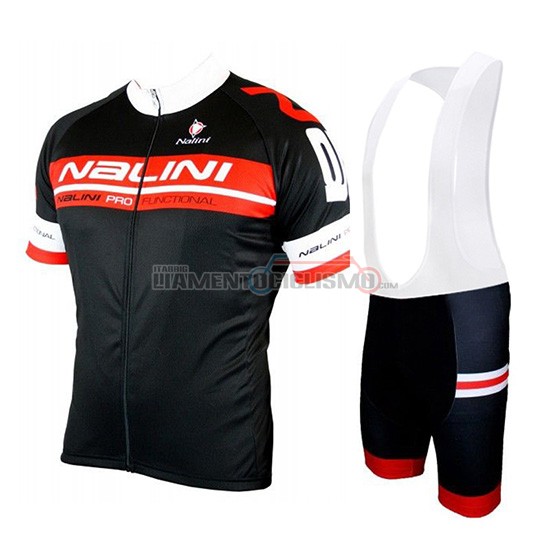 Abbigliamento Ciclismo Nalini Manica Corta 2019 Nero Rosso