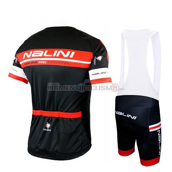 Abbigliamento Ciclismo Nalini Manica Corta 2019 Nero Rosso