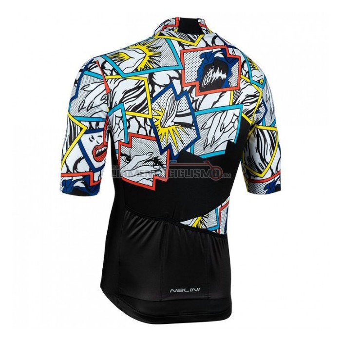 Abbigliamento Ciclismo Nalini Manica Corta 2020 Nero Multicolore