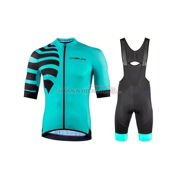 Abbigliamento Ciclismo Nalini Manica Corta 2021 Chiaro Verde