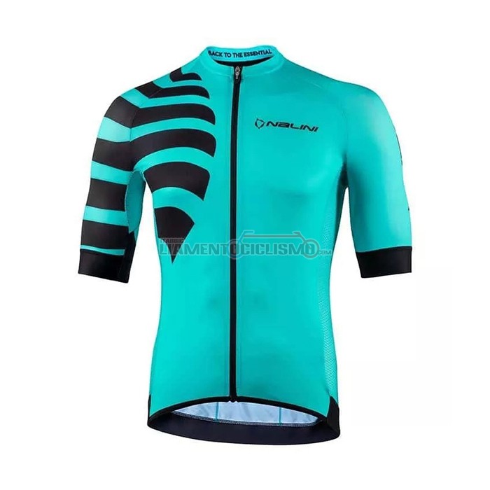 Abbigliamento Ciclismo Nalini Manica Corta 2021 Chiaro Verde
