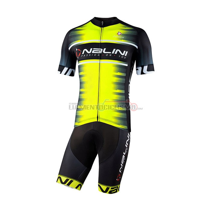 Abbigliamento Ciclismo Nalini Manica Corta 2021 Giallo