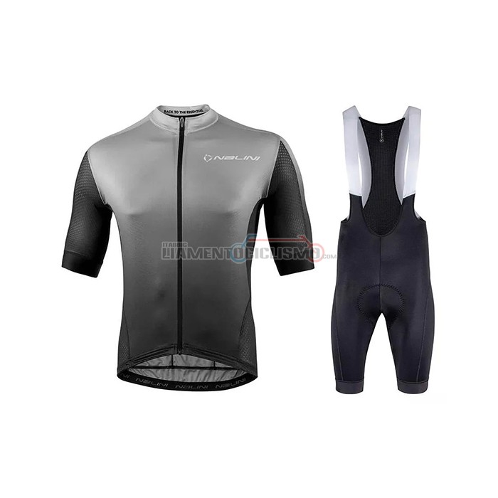 Abbigliamento Ciclismo Nalini Manica Corta 2021 Grigio