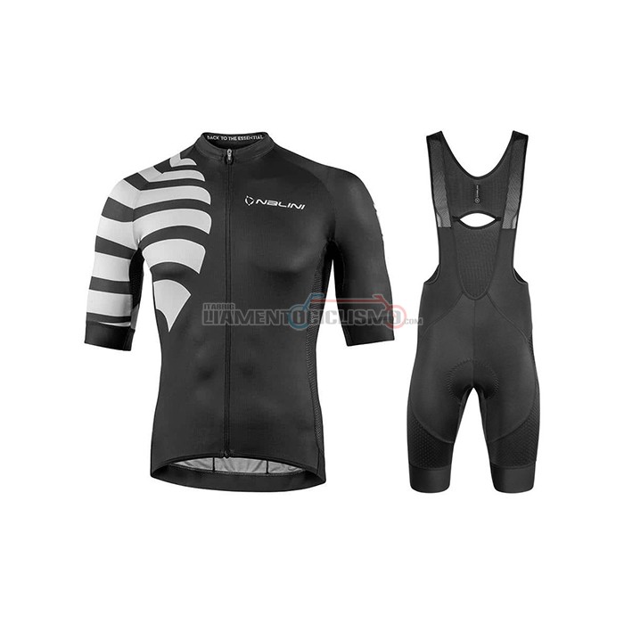 Abbigliamento Ciclismo Nalini Manica Corta 2021 Nero