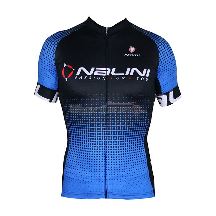 Abbigliamento Ciclismo Nalini Manica Corta 2021 Nero Blu
