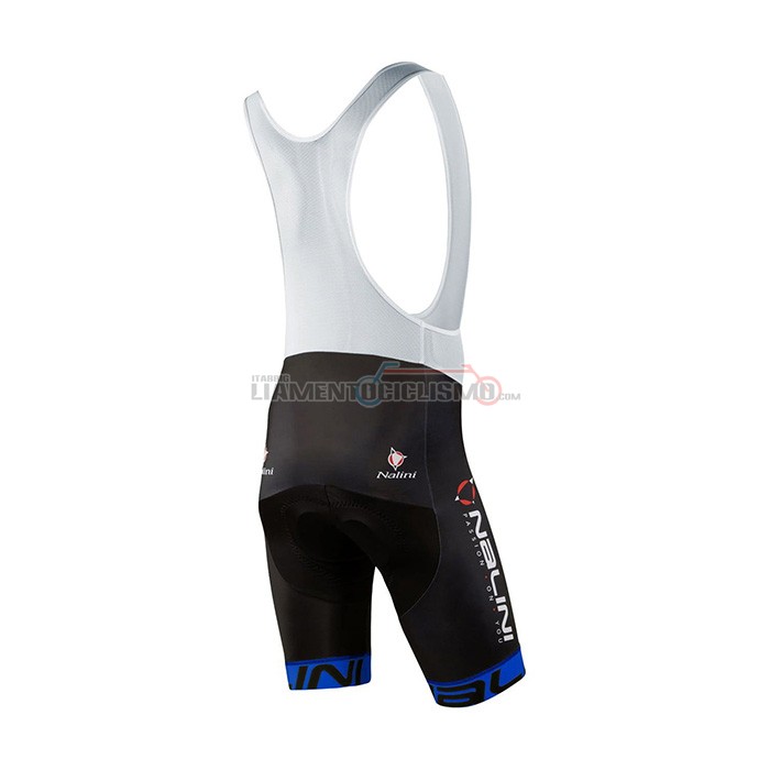 Abbigliamento Ciclismo Nalini Manica Corta 2021 Nero Blu