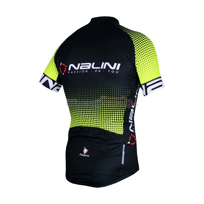 Abbigliamento Ciclismo Nalini Manica Corta 2021 Nero Giallo