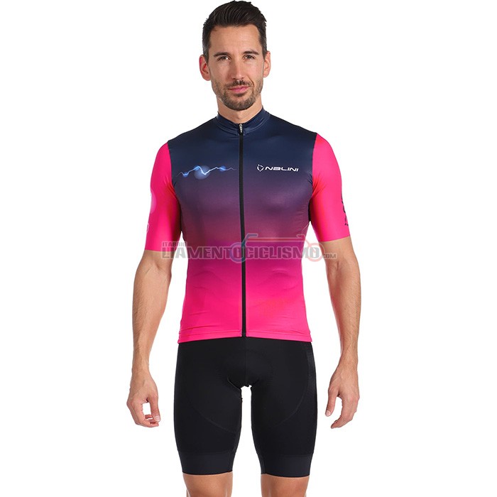 Abbigliamento Ciclismo Nalini Manica Corta 2022 Fuxia