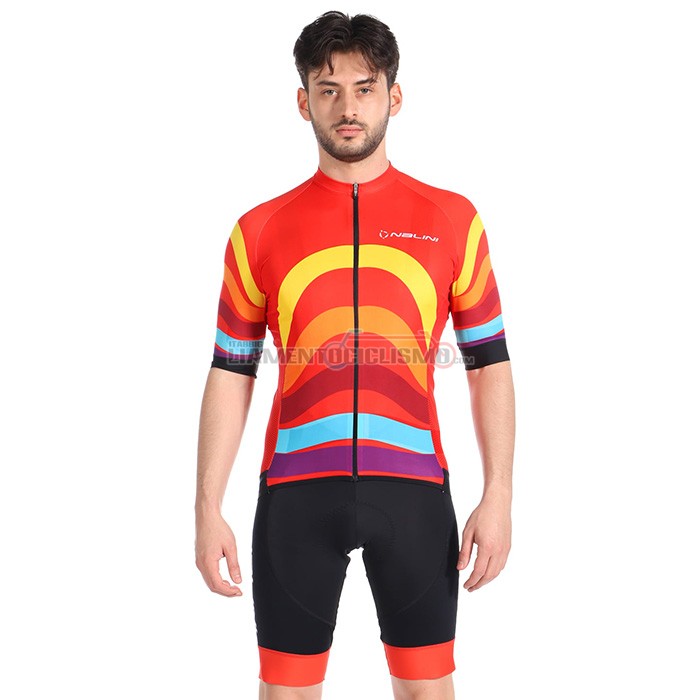 Abbigliamento Ciclismo Nalini Manica Corta 2022 Rosso