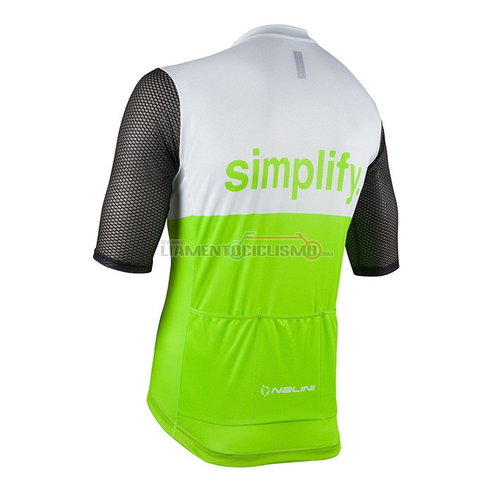 Abbigliamento Ciclismo Nalini Manica Corta 2022 Verde Nero