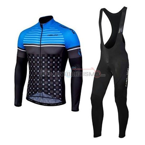 Abbigliamento Ciclismo Nalini Manica Lunga 2020 Blu Nero