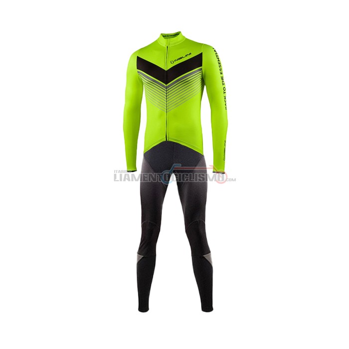 Abbigliamento Ciclismo Nalini Manica Lunga 2021 Verde