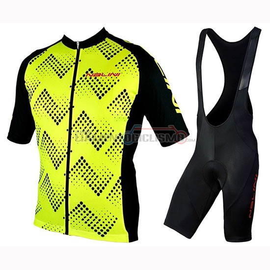 Abbigliamento Ciclismo Nalini Podio 2.0 Manica Corta 2019 Nero Giallo