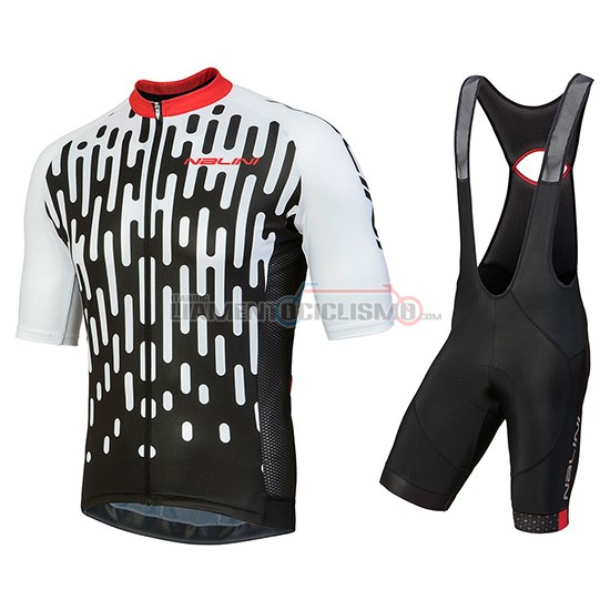 Abbigliamento Ciclismo Nalini Podio Manica Corta 2018 Bianco