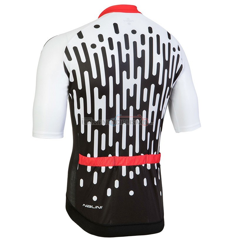 Abbigliamento Ciclismo Nalini Podio Manica Corta 2018 Bianco