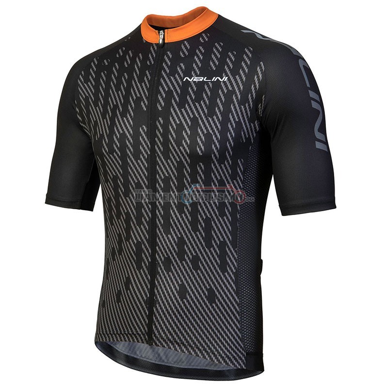 Abbigliamento Ciclismo Nalini Podio Manica Corta 2018 Nero