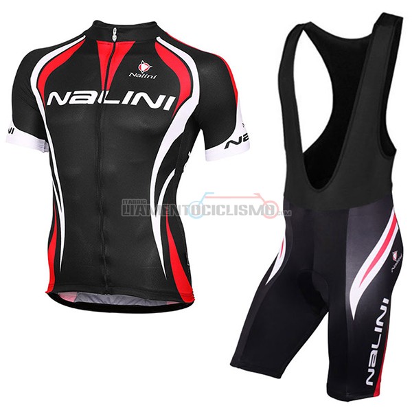 Abbigliamento Ciclismo Nalini Predazzo 2017 nero e rosso