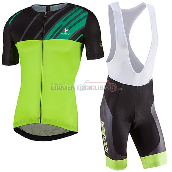 Abbigliamento Ciclismo Nalini Roma 2017 nero e verde