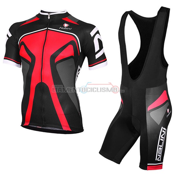 Abbigliamento Ciclismo Nalini Salorno 2017 nero e rosso