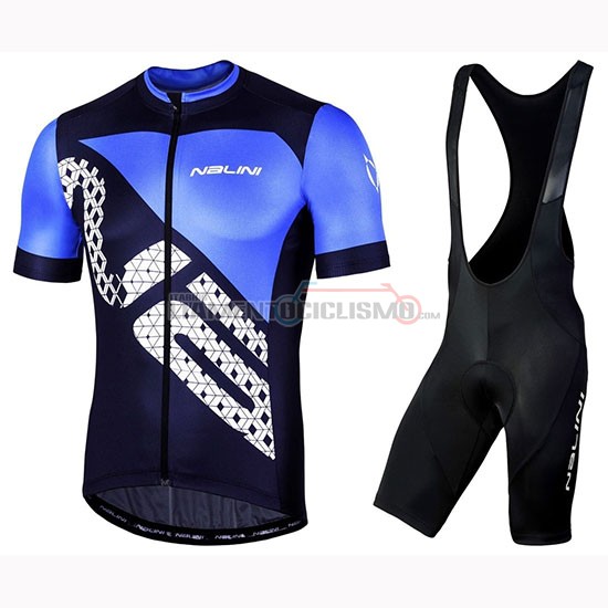 Abbigliamento Ciclismo Nalini Volata 2.0 Manica Corta 2019 Nero Blu