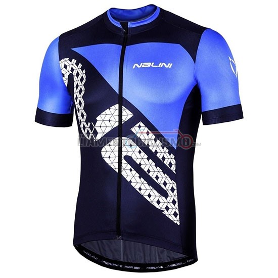 Abbigliamento Ciclismo Nalini Volata 2.0 Manica Corta 2019 Nero Blu