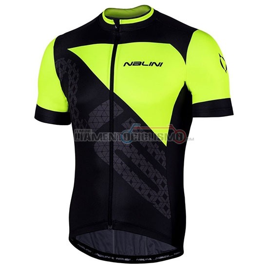 Abbigliamento Ciclismo Nalini Volata 2.0 Manica Corta 2019 Nero Giallo