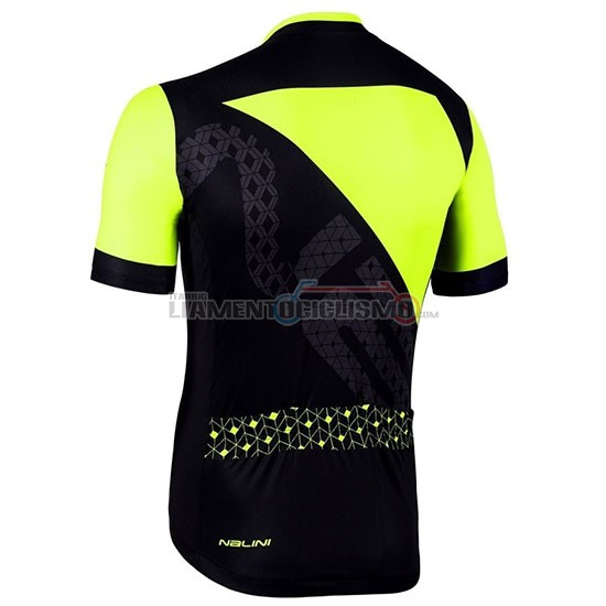 Abbigliamento Ciclismo Nalini Volata 2.0 Manica Corta 2019 Nero Giallo