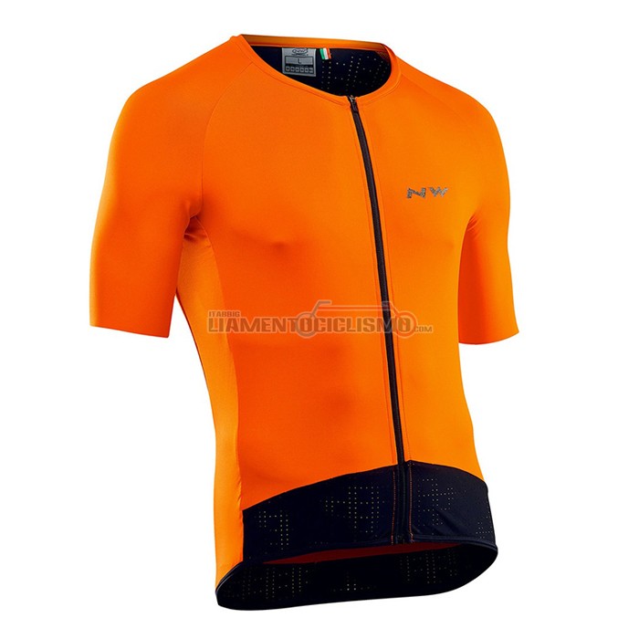 Abbigliamento Ciclismo NorthWave Manica Corta 2021 Arancione