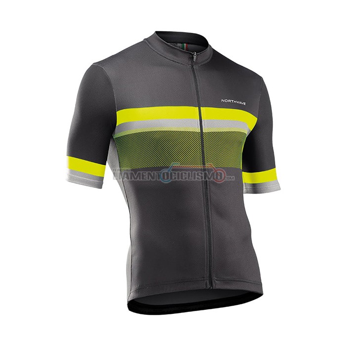 Abbigliamento Ciclismo NorthWave Manica Corta 2021 Giallo