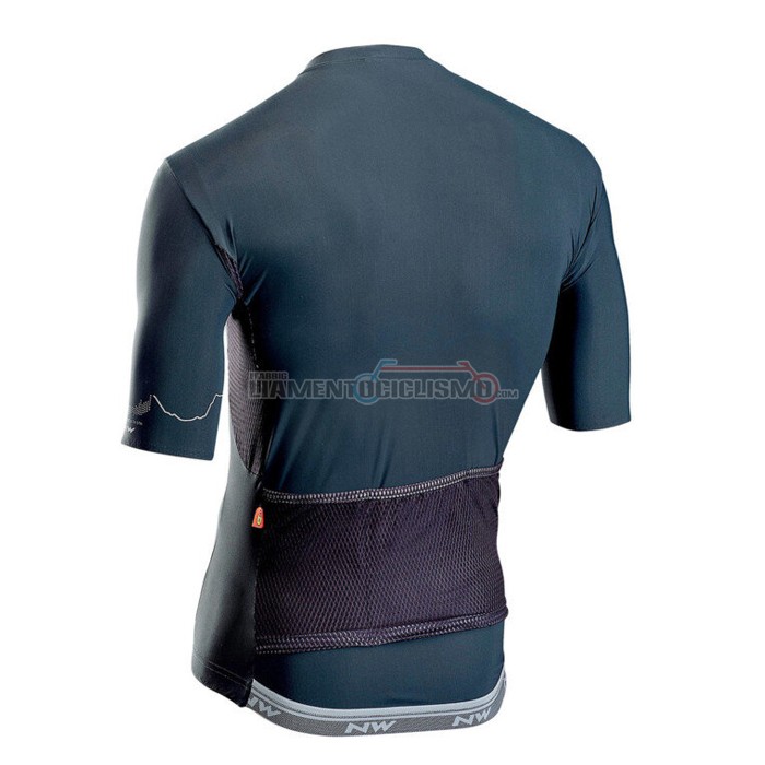 Abbigliamento Ciclismo NorthWave Manica Corta 2021 Spento Blu