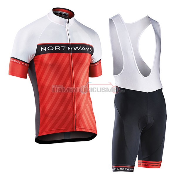 Abbigliamento Ciclismo Northwave 2017 rosso e bianco
