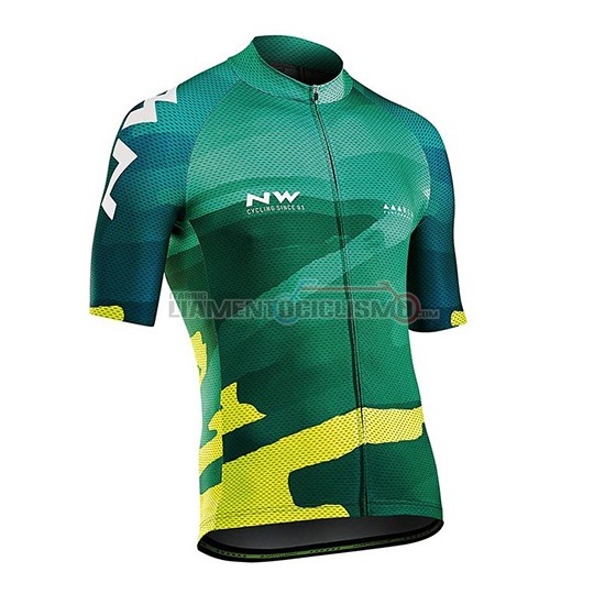 Abbigliamento Ciclismo Northwave Blade Manica Corta 2018 Verde