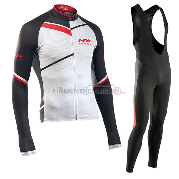 Abbigliamento Ciclismo Northwave ML 2017 nero e bianco