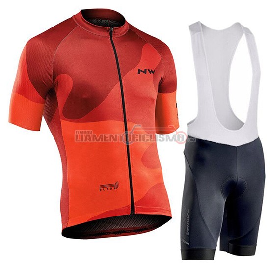 Abbigliamento Ciclismo Northwave Manica Corta 2019 Arancione