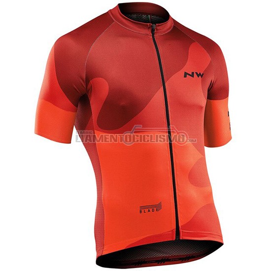 Abbigliamento Ciclismo Northwave Manica Corta 2019 Arancione