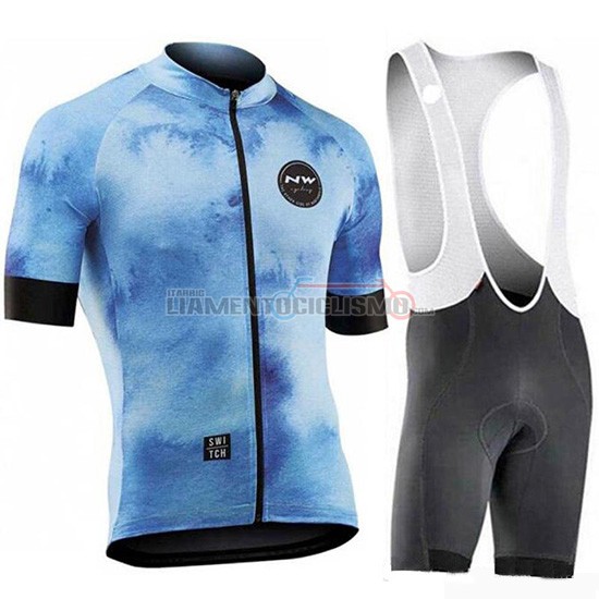 Abbigliamento Ciclismo Northwave Manica Corta 2019 Blu