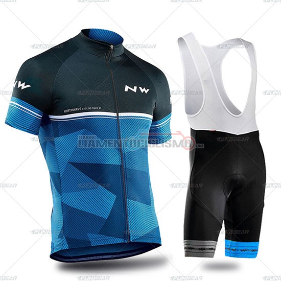 Abbigliamento Ciclismo Northwave Manica Corta 2019 Nero Blu