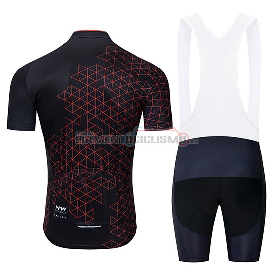 Abbigliamento Ciclismo Northwave Manica Corta 2019 Nero Rosso