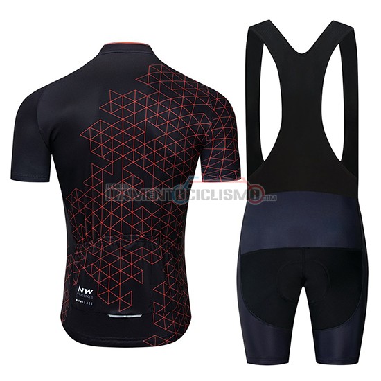 Abbigliamento Ciclismo Northwave Manica Corta 2019 Nero Rosso