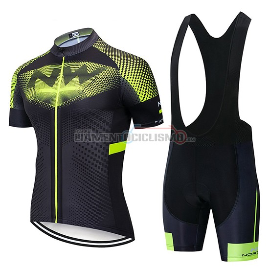 Abbigliamento Ciclismo Northwave Manica Corta 2019 Nero Verde